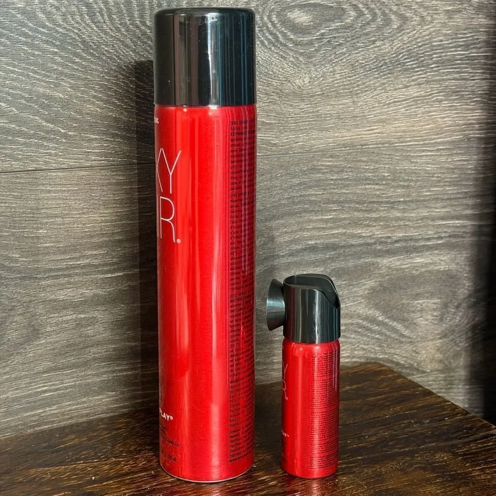 Sexy Hair Big Spray & Play + Root Pump + Bliss Blowout Brush Bundle. New!